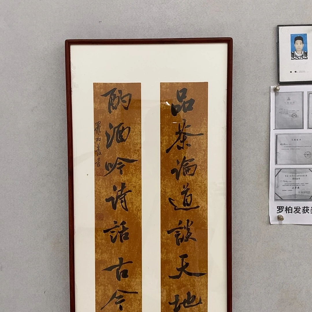 书法多**虎罗柏发老师作品