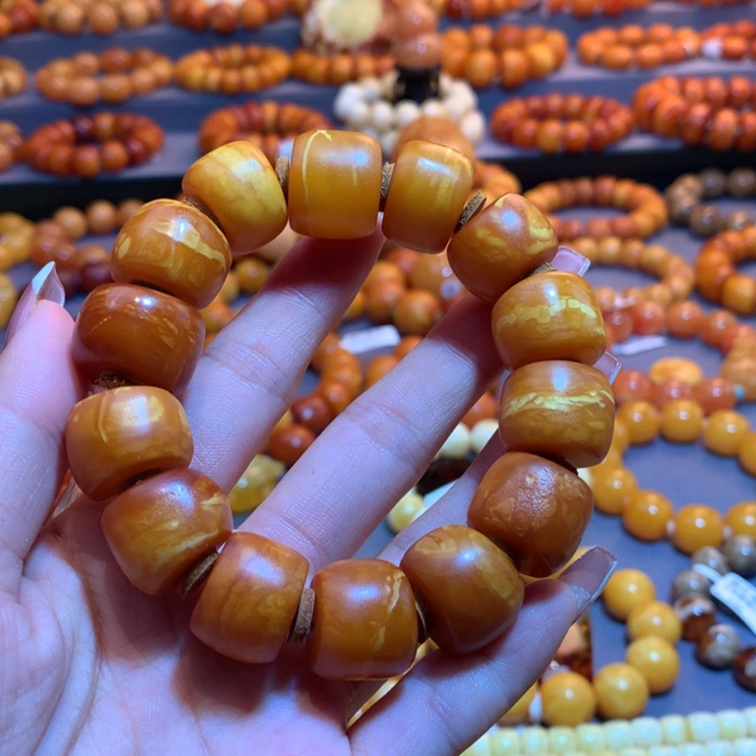 【闪购商品】未镶嵌琥珀手链蜜蜡