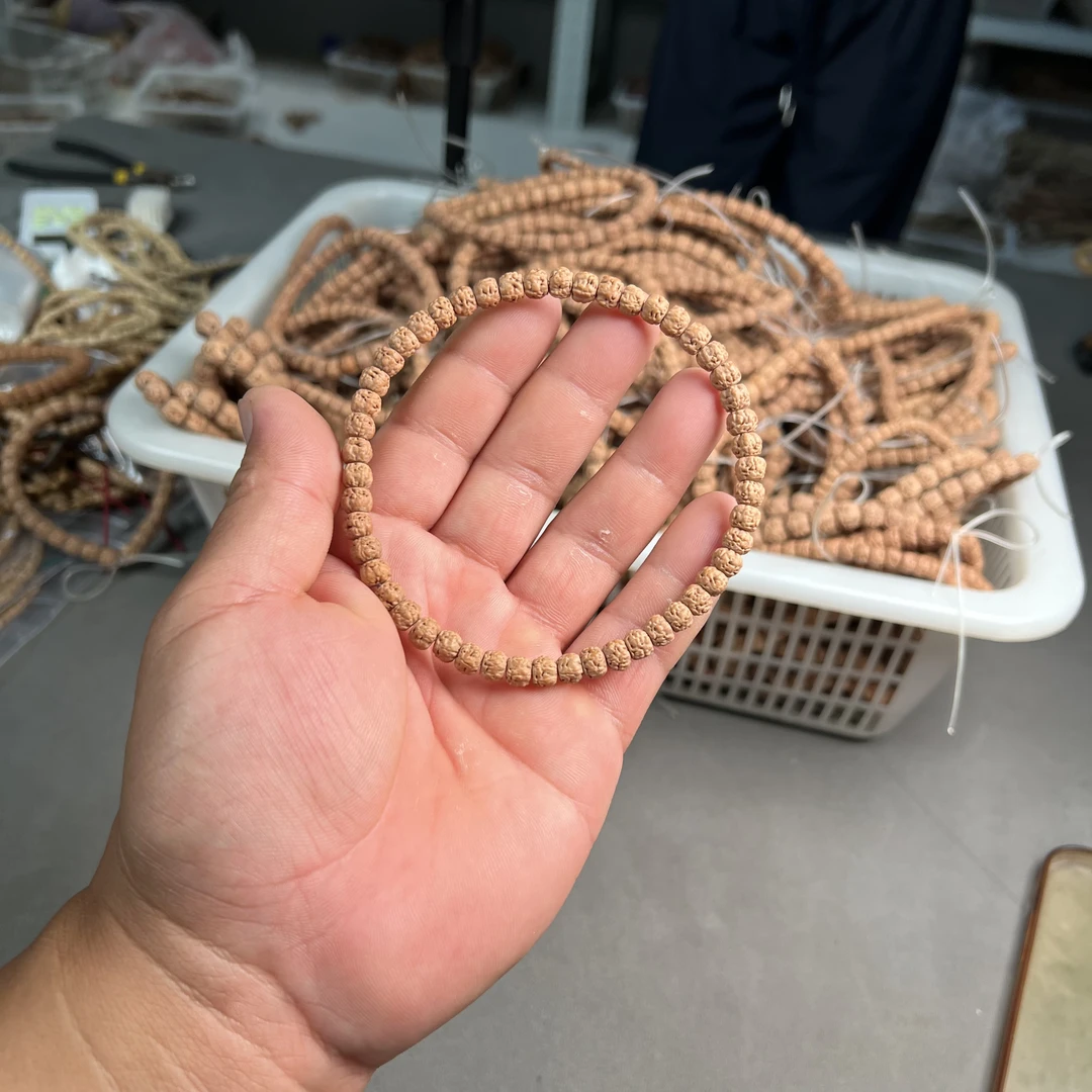 藏式龙切佛手小单圈金刚菩提 尺寸6-8mm左右