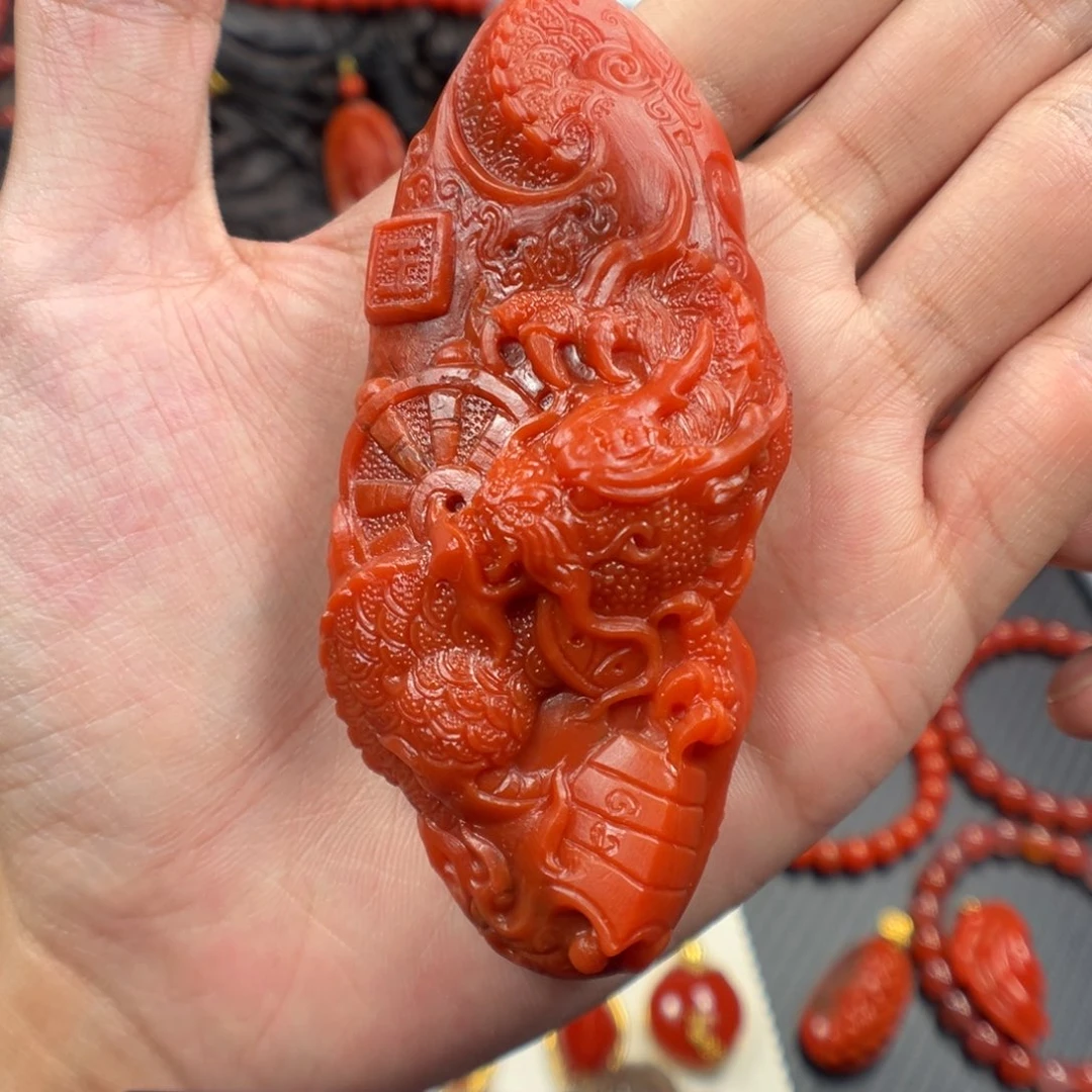 言***失南红玛瑙未镶嵌手串