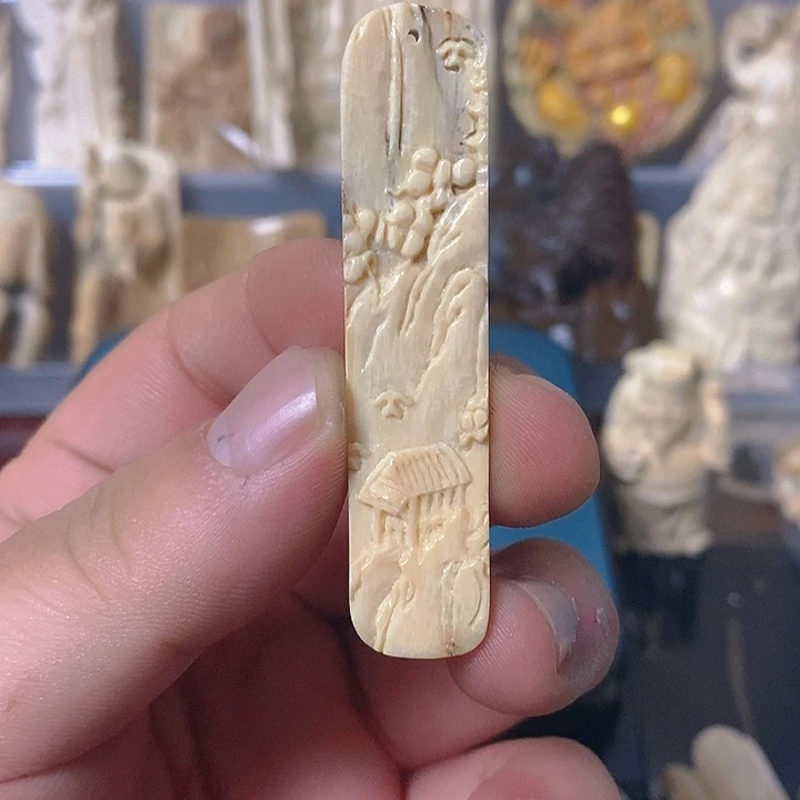 天然猛犸牙雕刻残次品