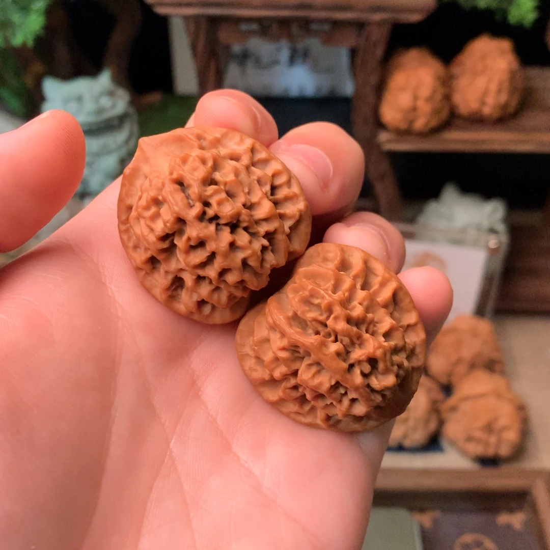 春***风文玩核桃把件35尺寸秦闷