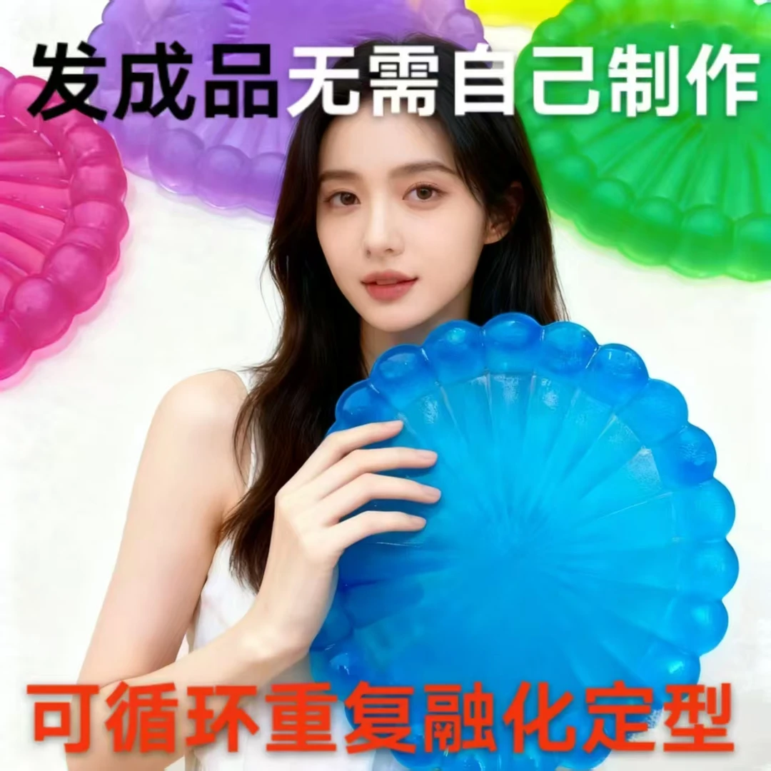 直播间直播间引流削香薰皂手工皂硅胶太阳花模具循环融化直播道具