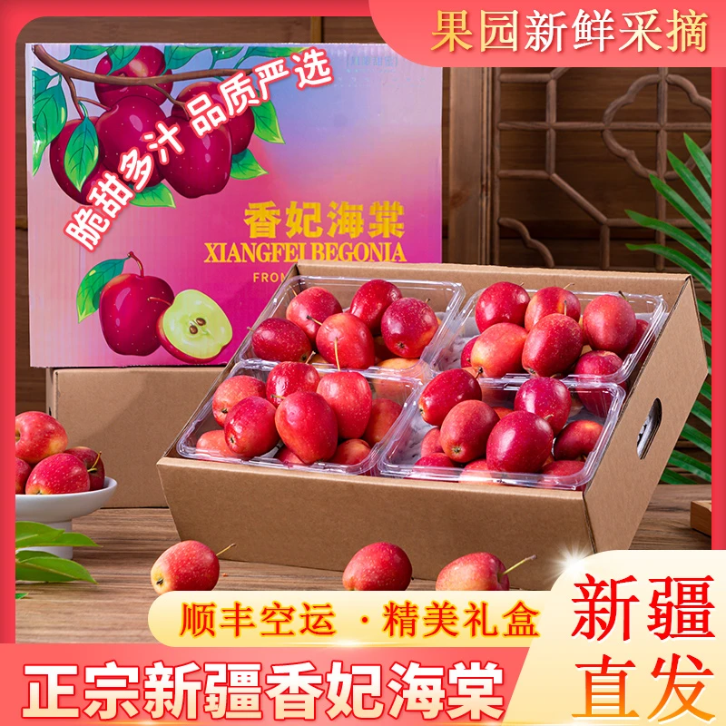 【新疆直发】顺丰空运包邮新疆香妃海棠鸡心果甜脆多汁孕妇水果维C