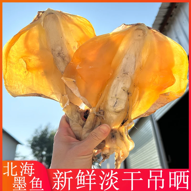 【 9成干】正宗北海新晒墨鱼干淡干淡晒北海特产海鲜干货墨鱼仔干