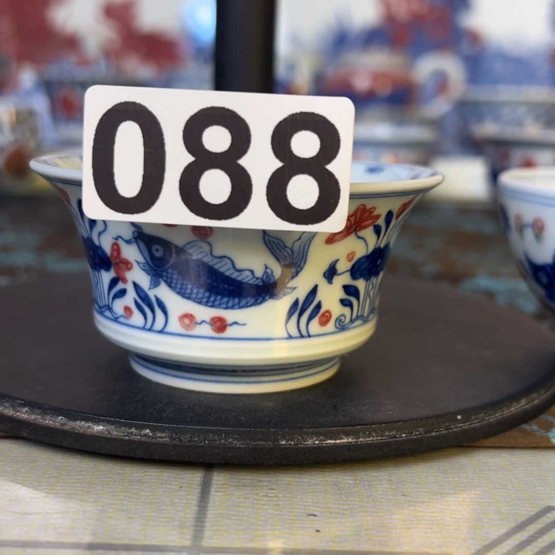 1***6现代瓷青花釉里红工艺