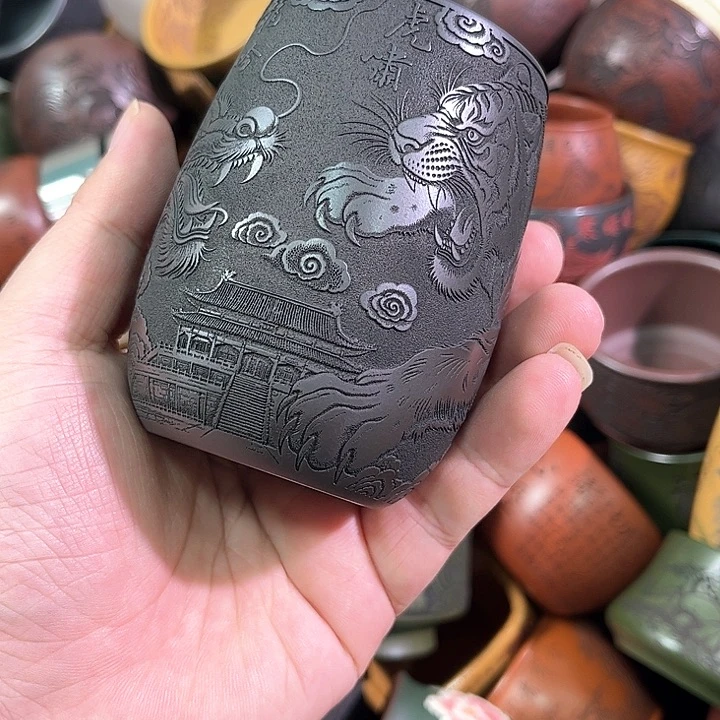 茶杯紫砂全手工紫砂主人杯