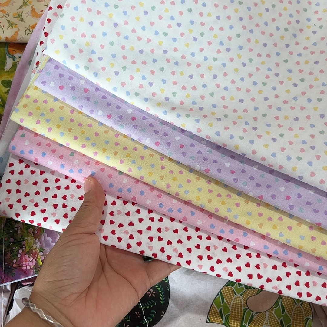 用****9福利秒5米价纯棉平布1.1米宽果子布艺5色各一米