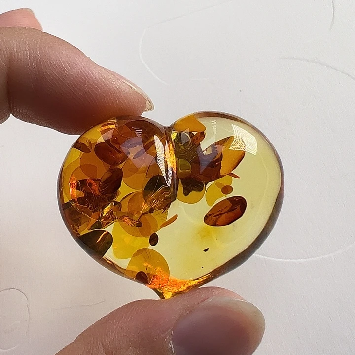 琥珀（花珀）未镶嵌颈饰