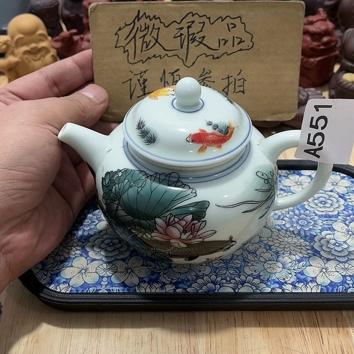 默认微瑕瓷器、茶具、壶、摆件，介意勿拍