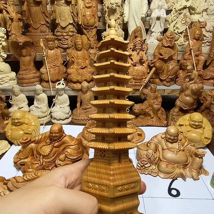 柏木（崖柏）文昌塔 小瑕