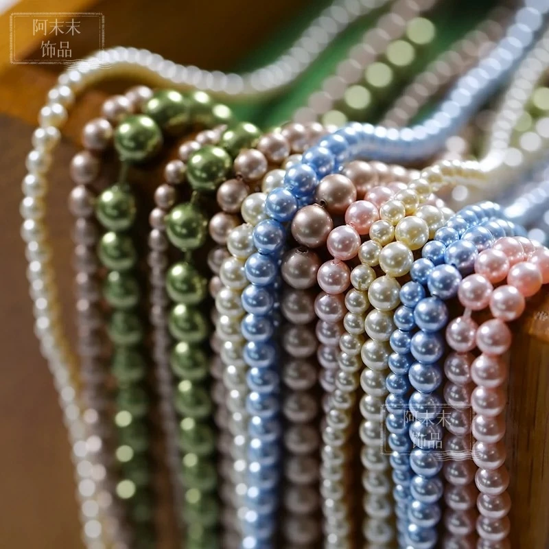 施家奥地利5810通孔珍珠串珠DIY材料