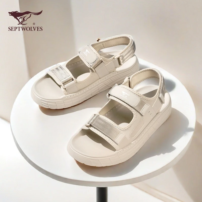 七匹狼凉鞋秋季新款男款沙滩鞋户外轻便防滑软底透气防臭开车9964