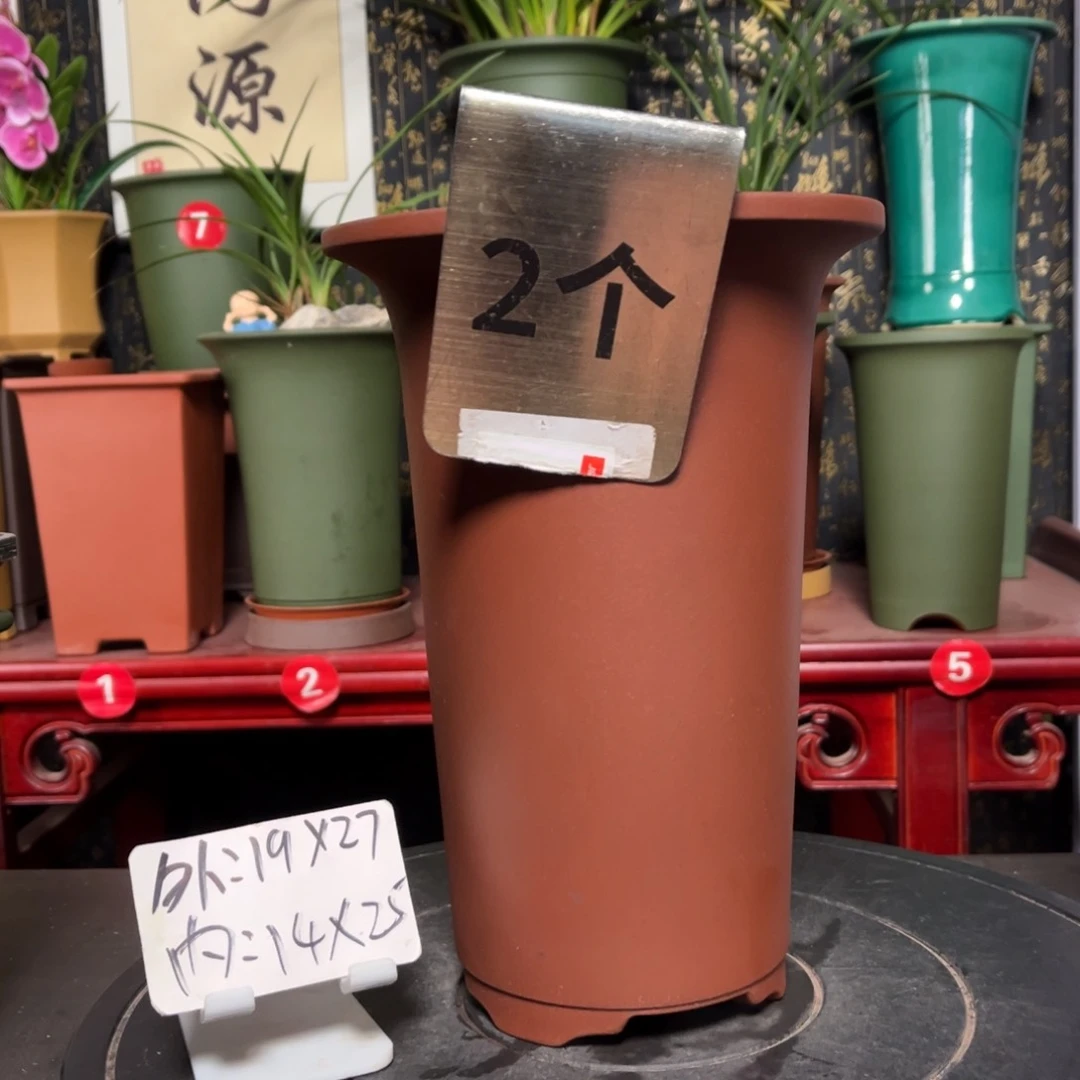 紫砂花盆紫砂花盆