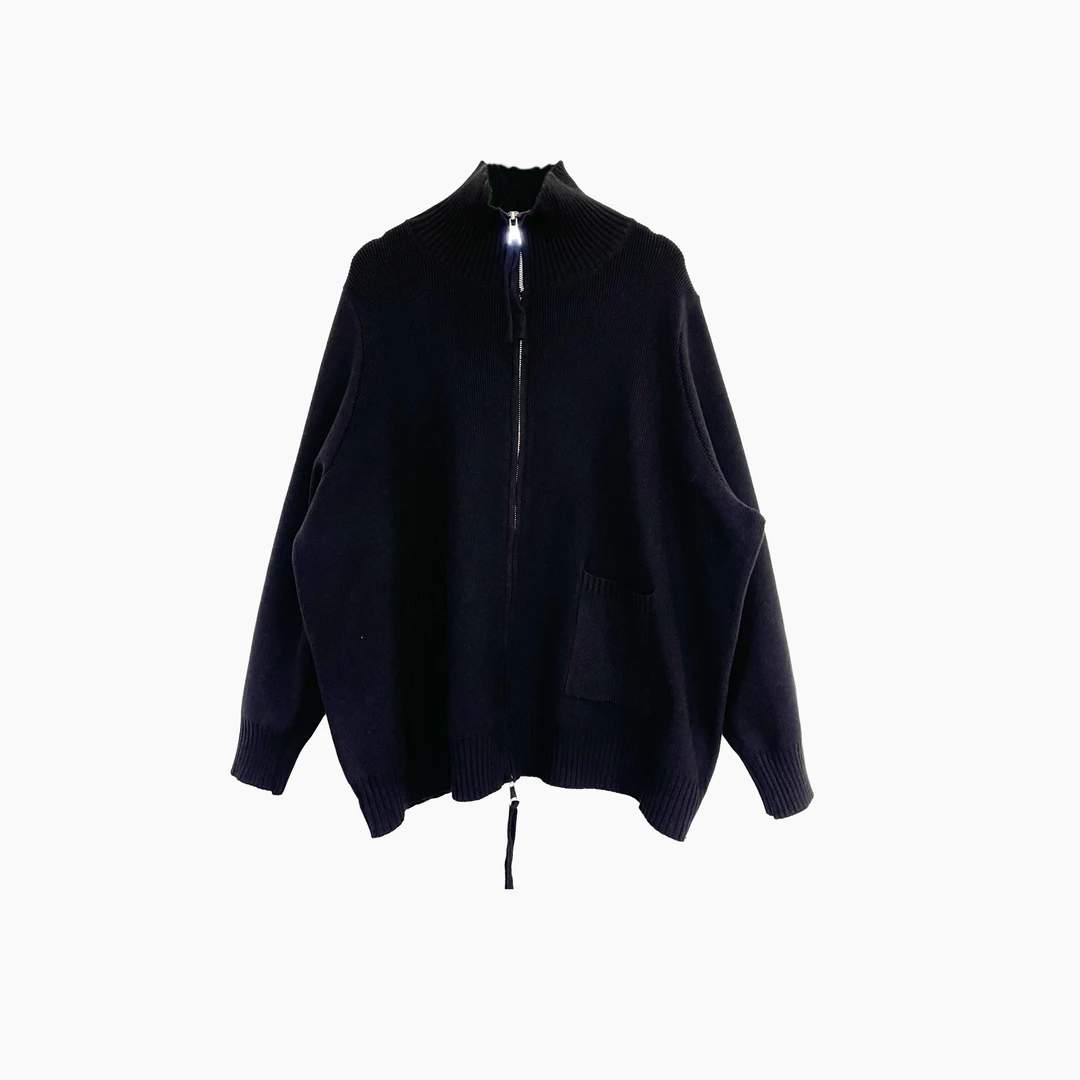 LIJIALI/莉佳丽--2025春装新款气质时尚大码女装休闲针织高领毛衣