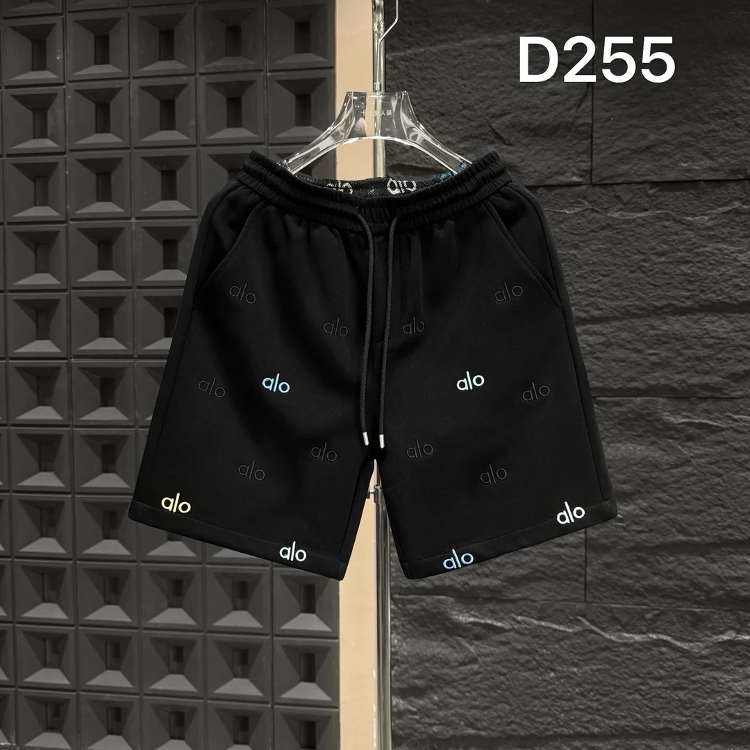 D255-夏季轻奢时尚潮流个性休闲透气宽松百搭四分情侣男女短裤