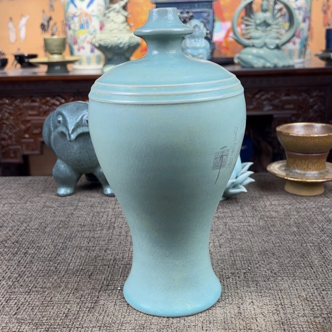 瓷片正能量瓷器摆件