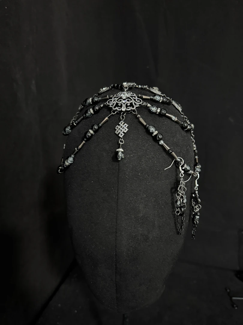 恒恒民族风纯手工串珠子百搭简单款头饰w561