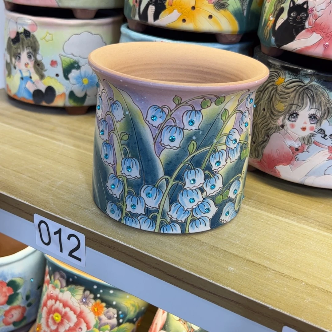 *****景德镇炫彩手绘景德镇陶瓷花盆