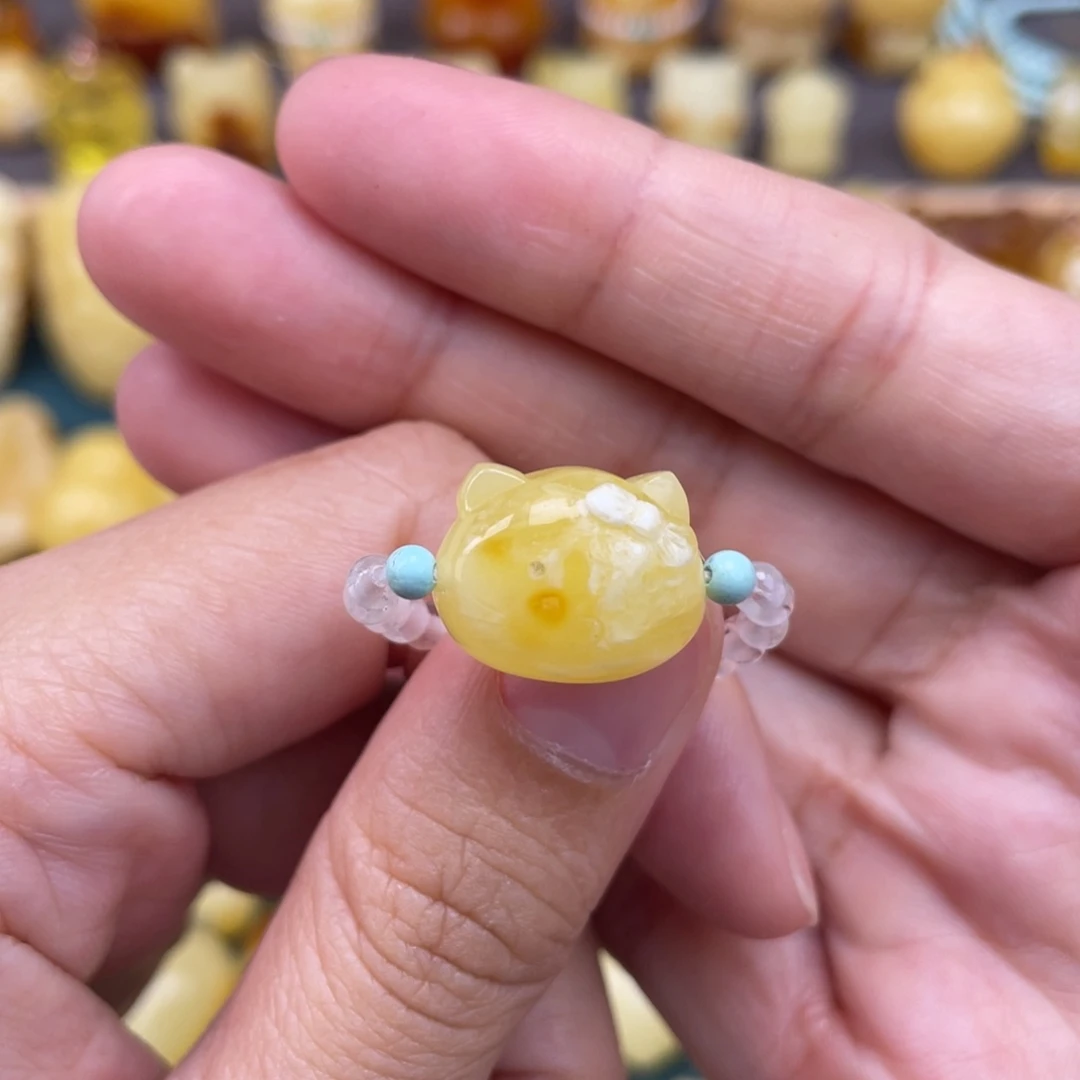 裸石琥珀未镶嵌蜜蜡