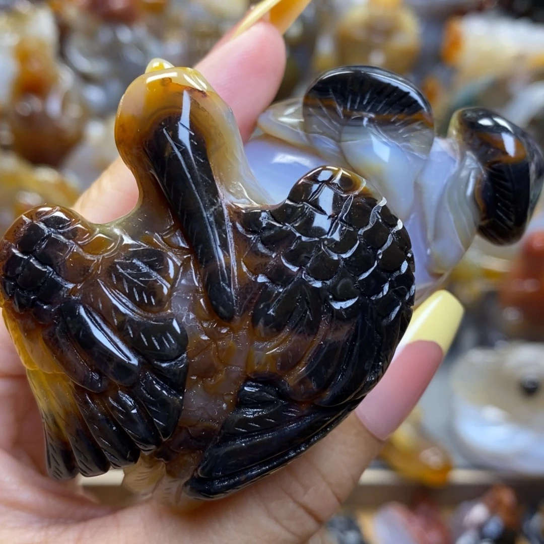 玛瑙/玉髓把件未镶嵌