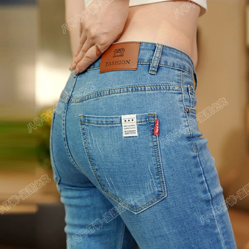 接潮2025春季新款男士牛仔裤潮流百搭修身直筒简约舒适长裤子男款