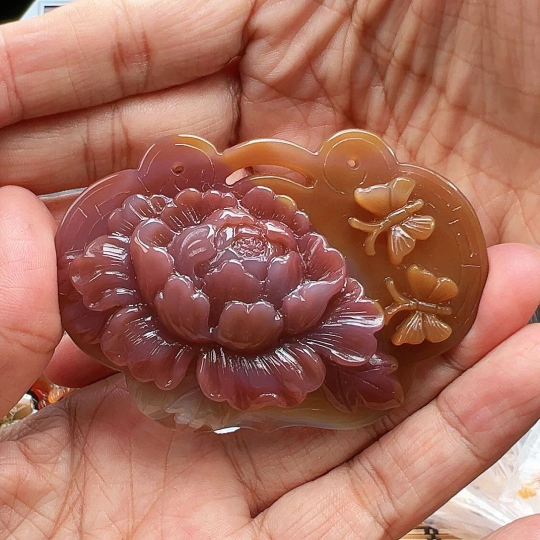 未镶嵌玛瑙/玉髓珠宝半成品