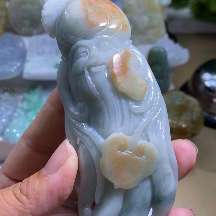 【闪购商品】颈饰未镶嵌翡翠寿星