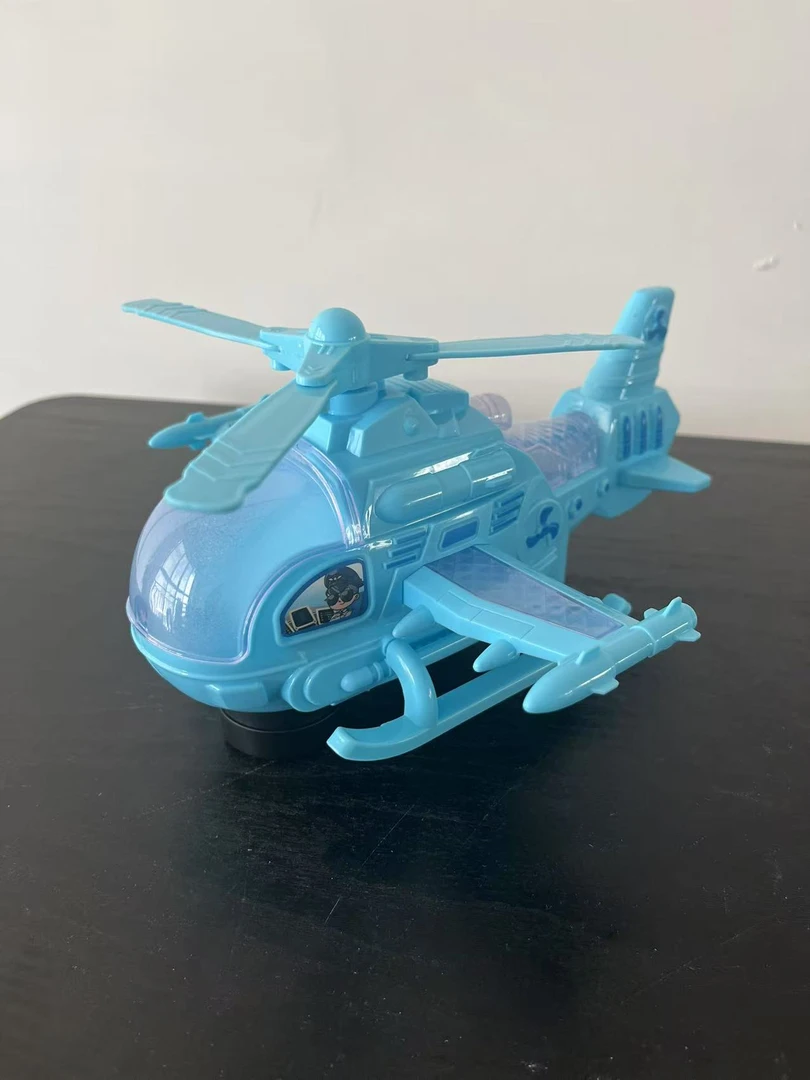 电动灯光音乐直升机（电池自备)