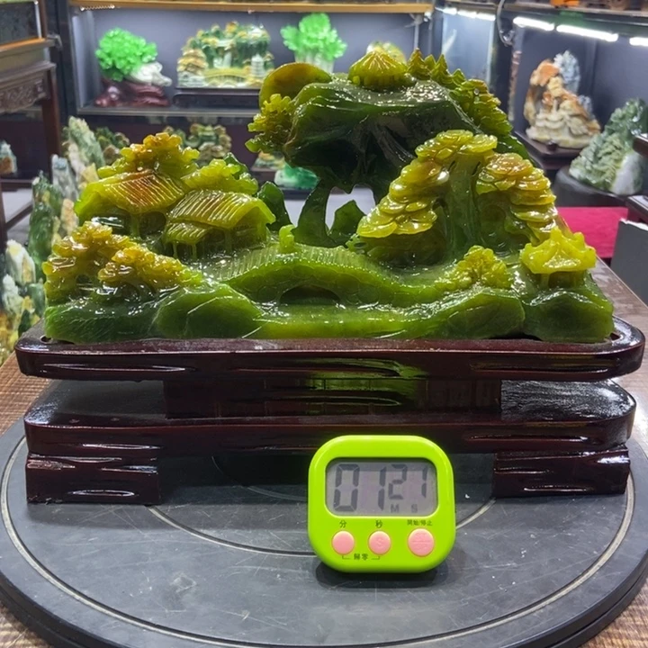 爱***!玉家居摆件玄关摆件