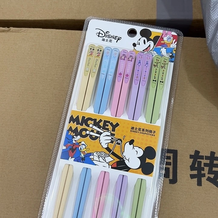 迪士尼合金筷子5双