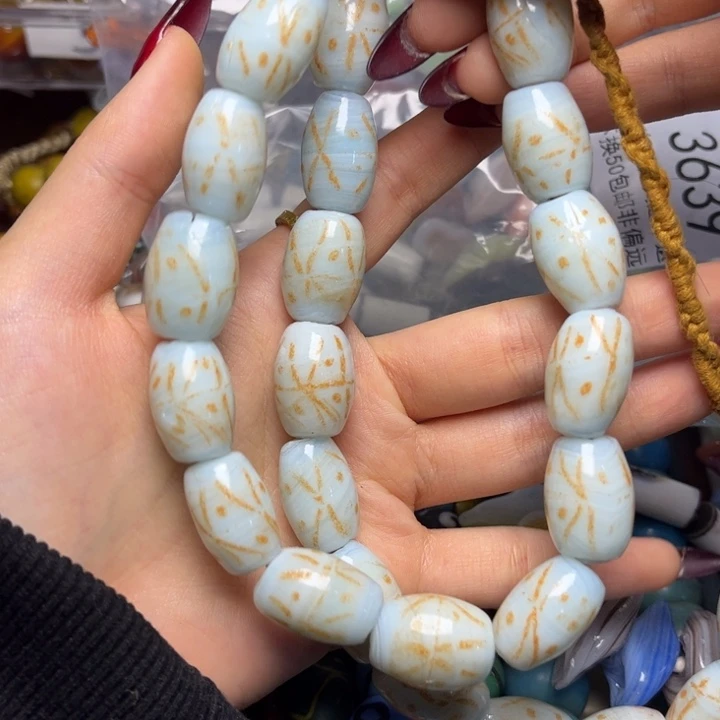 颈饰玻璃3818 琉璃一条