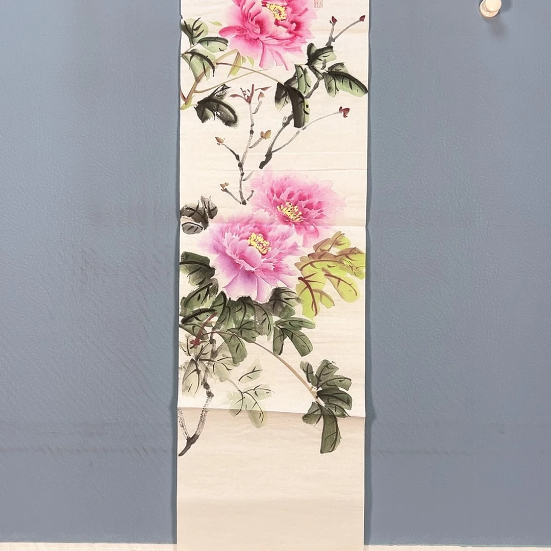 国画441 花鸟和蝴蝶是同一物种