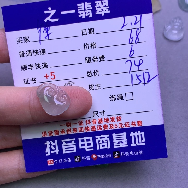 翡翠颈饰未镶嵌禅*心
