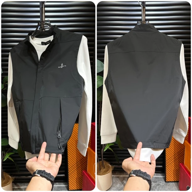 【清澈男装轻奢出品】W8312/QINGCHE2025/高端欧货百搭马甲