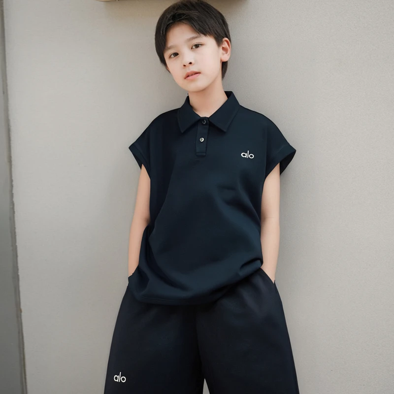 亲子装儿童套装运动时尚休闲夏季新款洋气潮流韩版大童儿童裤子