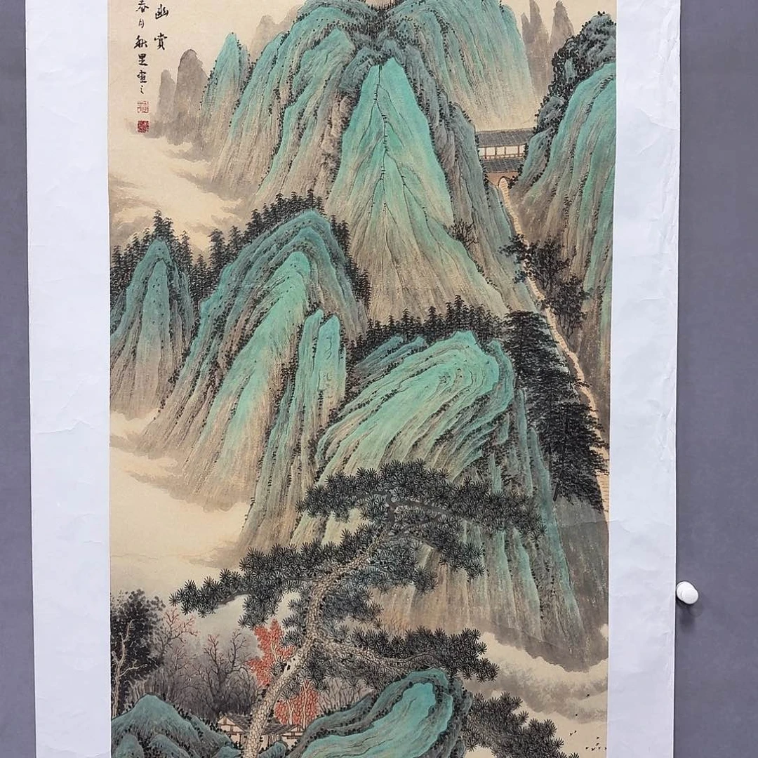 国画亲笔手绘放心去藏