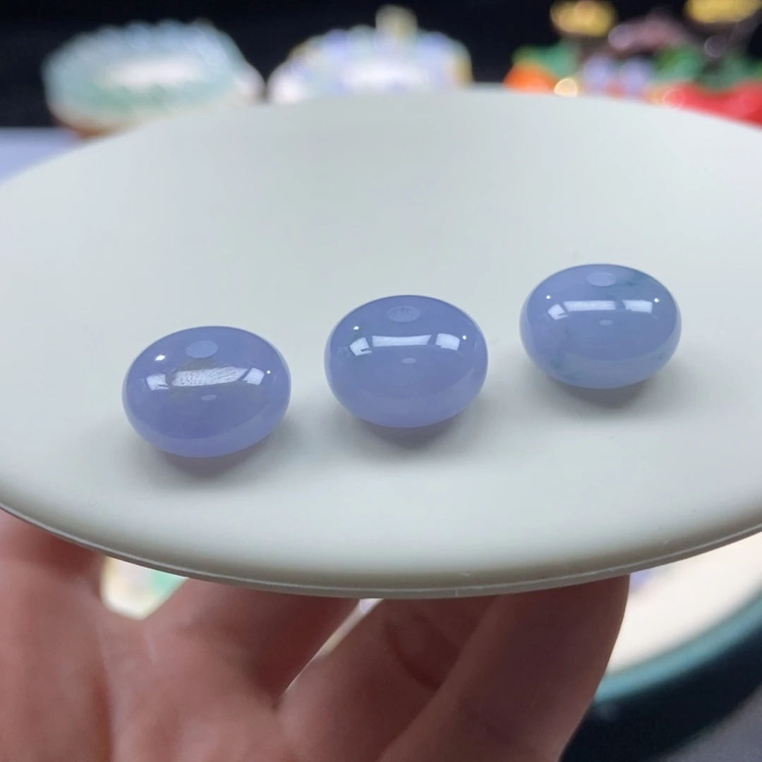 翡翠颈饰未镶嵌紫飘绿口罩多样性发其一