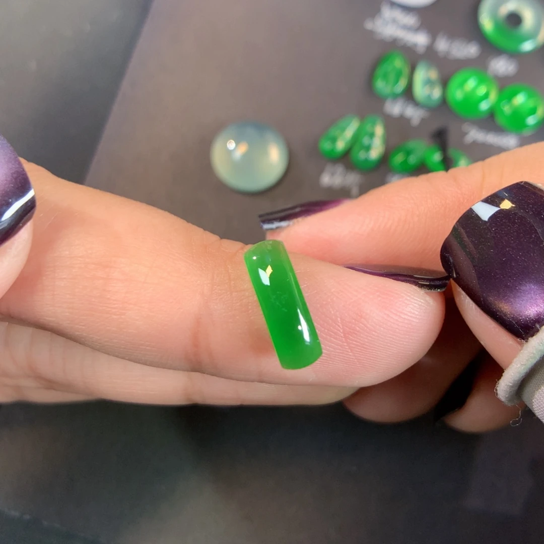 翡翠散珠翡翠11.91-3.95-3.31