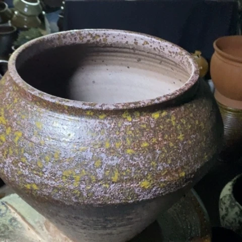 【闪购商品】紫砂花盆高30口26手工