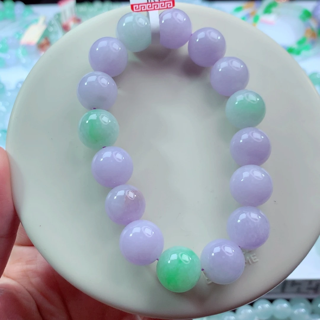 翡翠未镶嵌手链卡13