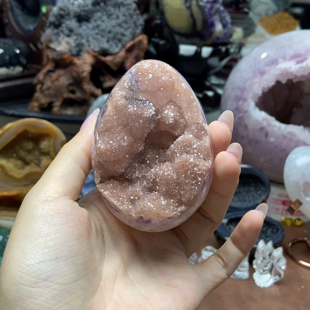 紫晶摆件未镶嵌水晶