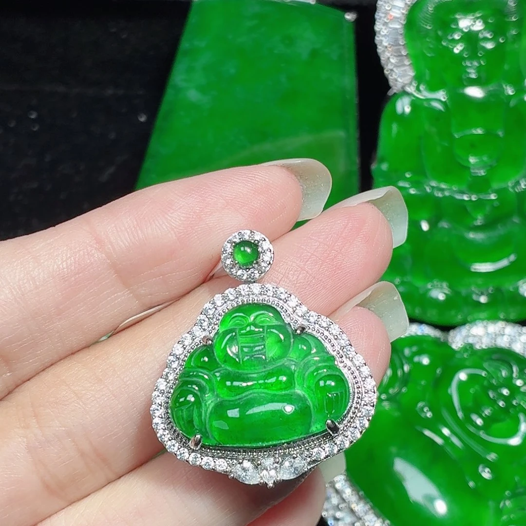 翡翠未镶嵌颈饰11