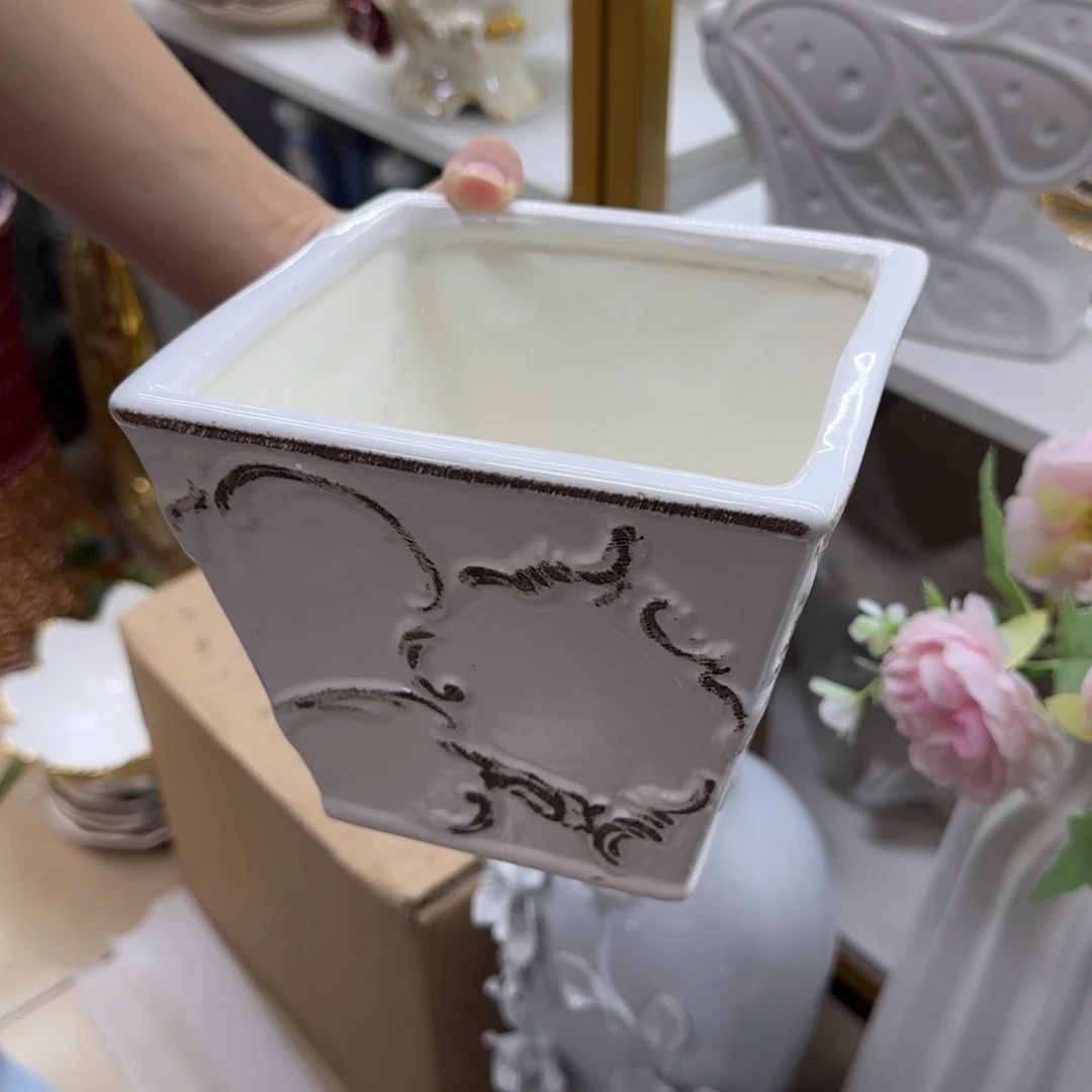 瓷片陶瓷工艺花瓶摆件
