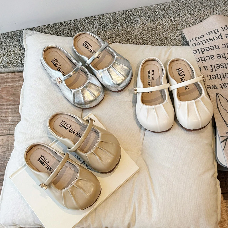 女童拖鞋夏季新款儿童公主风半包拖女孩外穿时尚软底防滑凉拖鞋