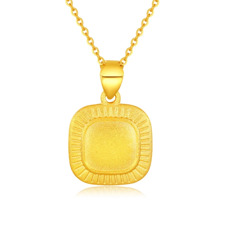 IBELOVE 足金999 精品流金岁月吊坠精致时尚(不含链)J1