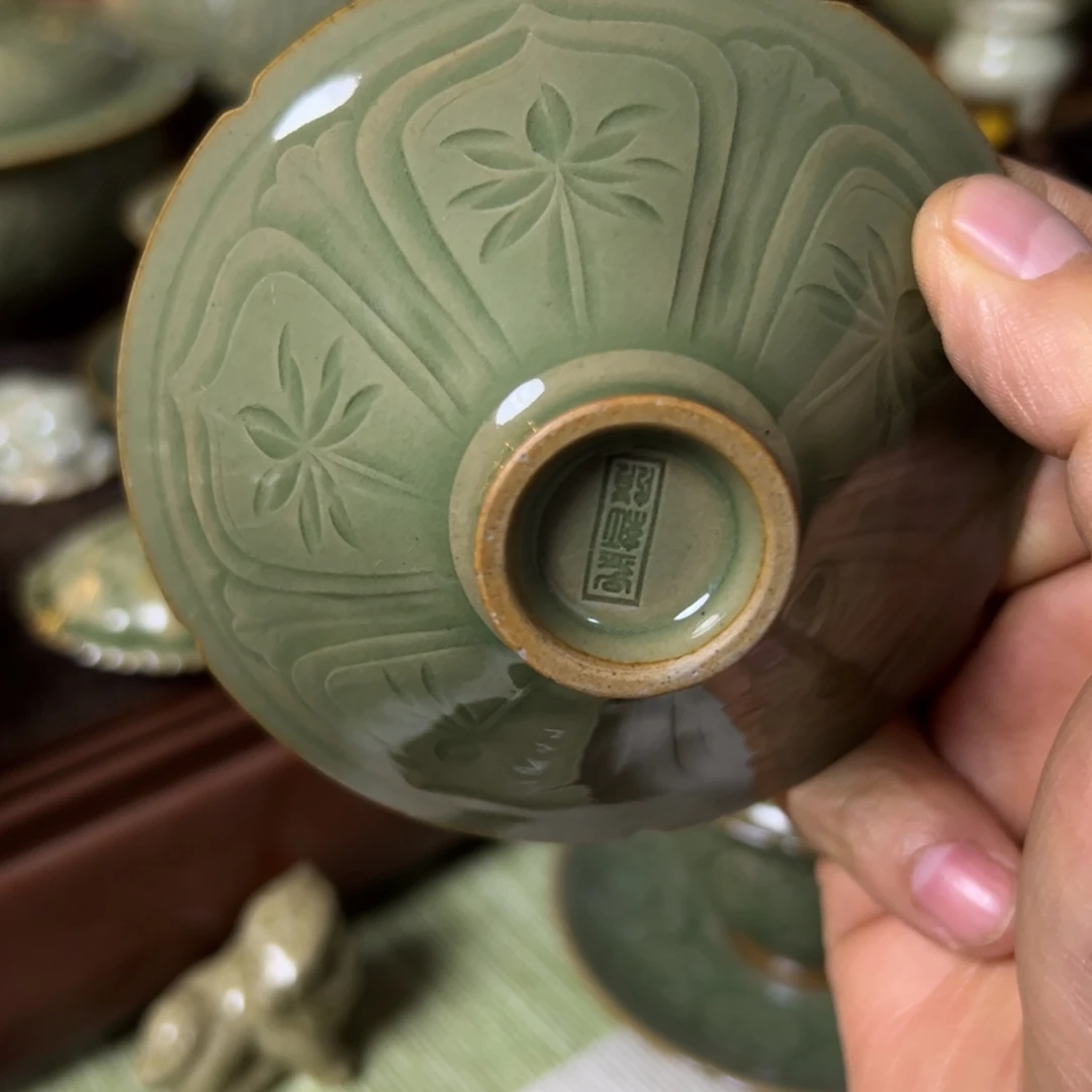 耀州窑手工斗笠微瑕福利