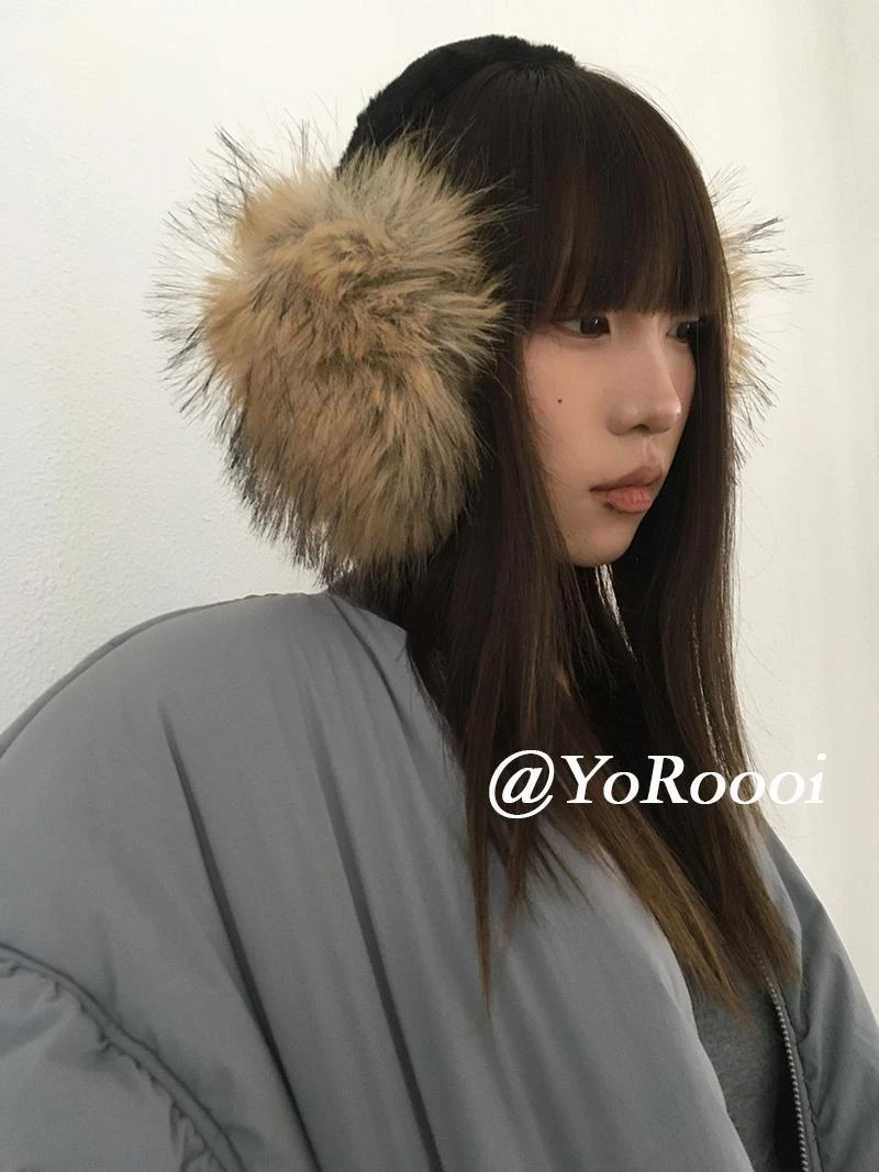 2025新款冬季可爱保暖大号防冻护耳骑行百搭发箍加厚耳罩耳暖耳包