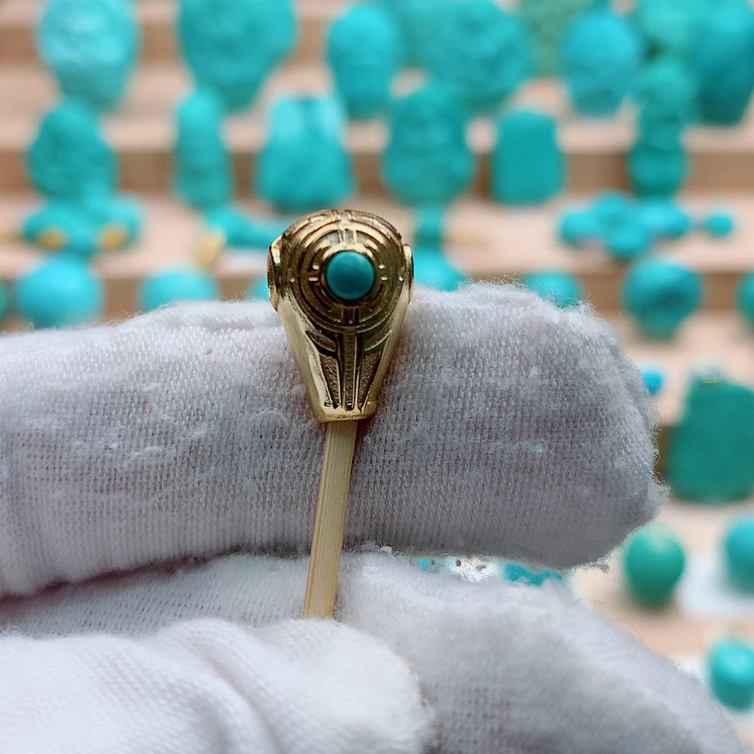 绿松石银S925镶嵌配饰