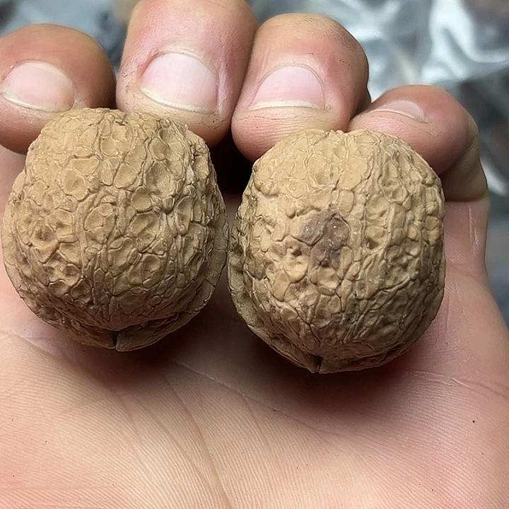 把件文玩核桃23号花彩圆球35尺